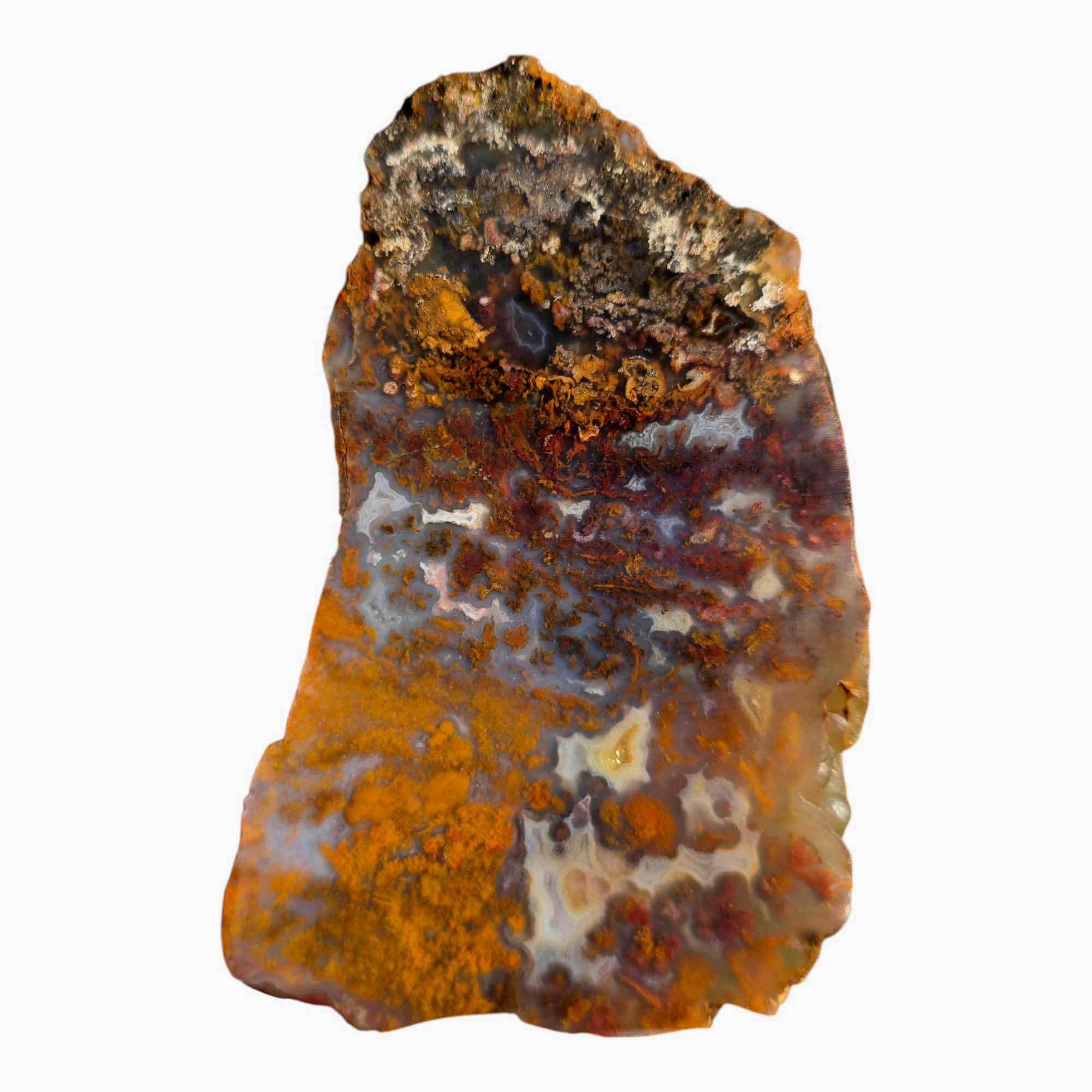 San Carlos Agate Slab Lapidary Stone Slice Cut Rock