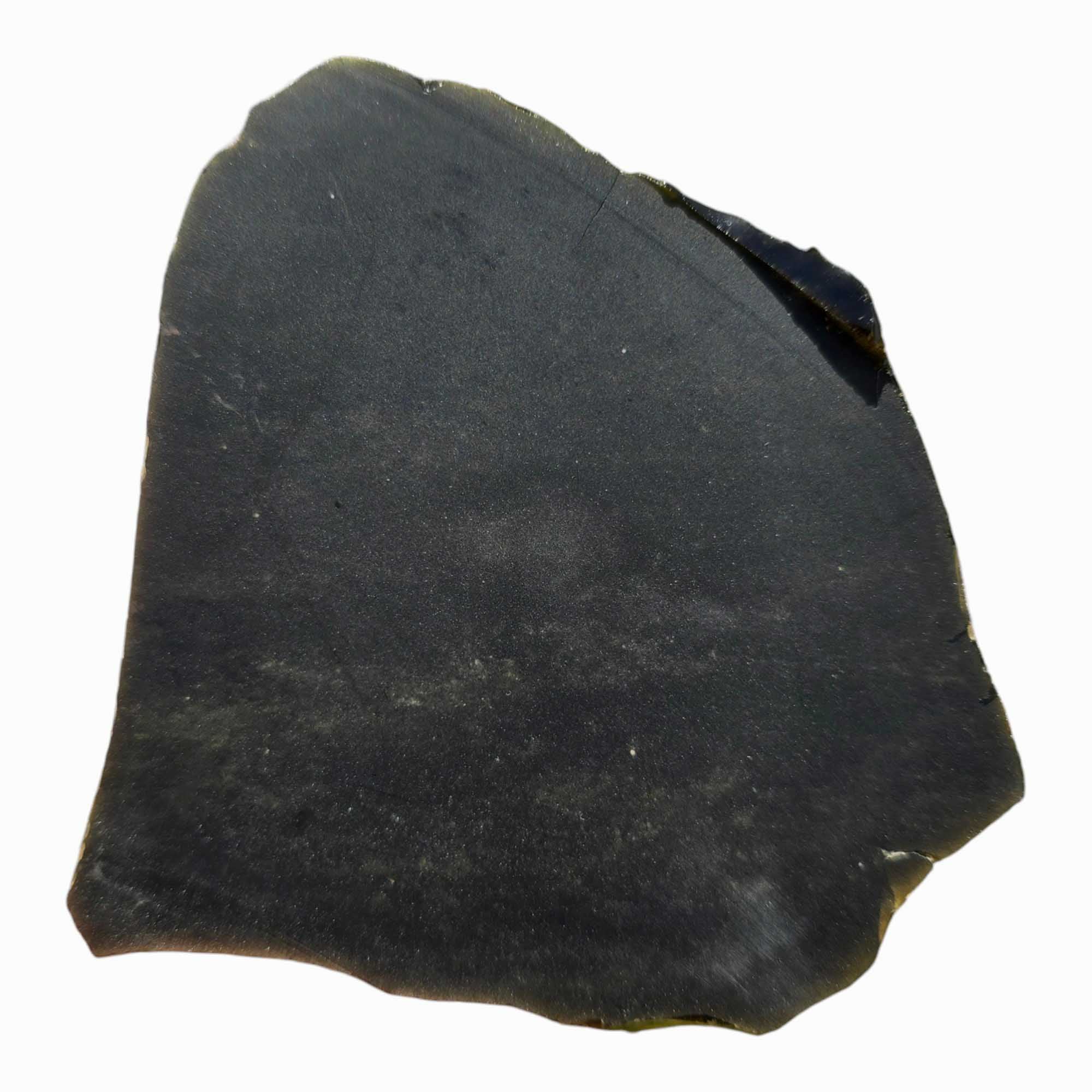 Gold Sheen Obsidian Lapidary Stone Slab Slice Cut Rock