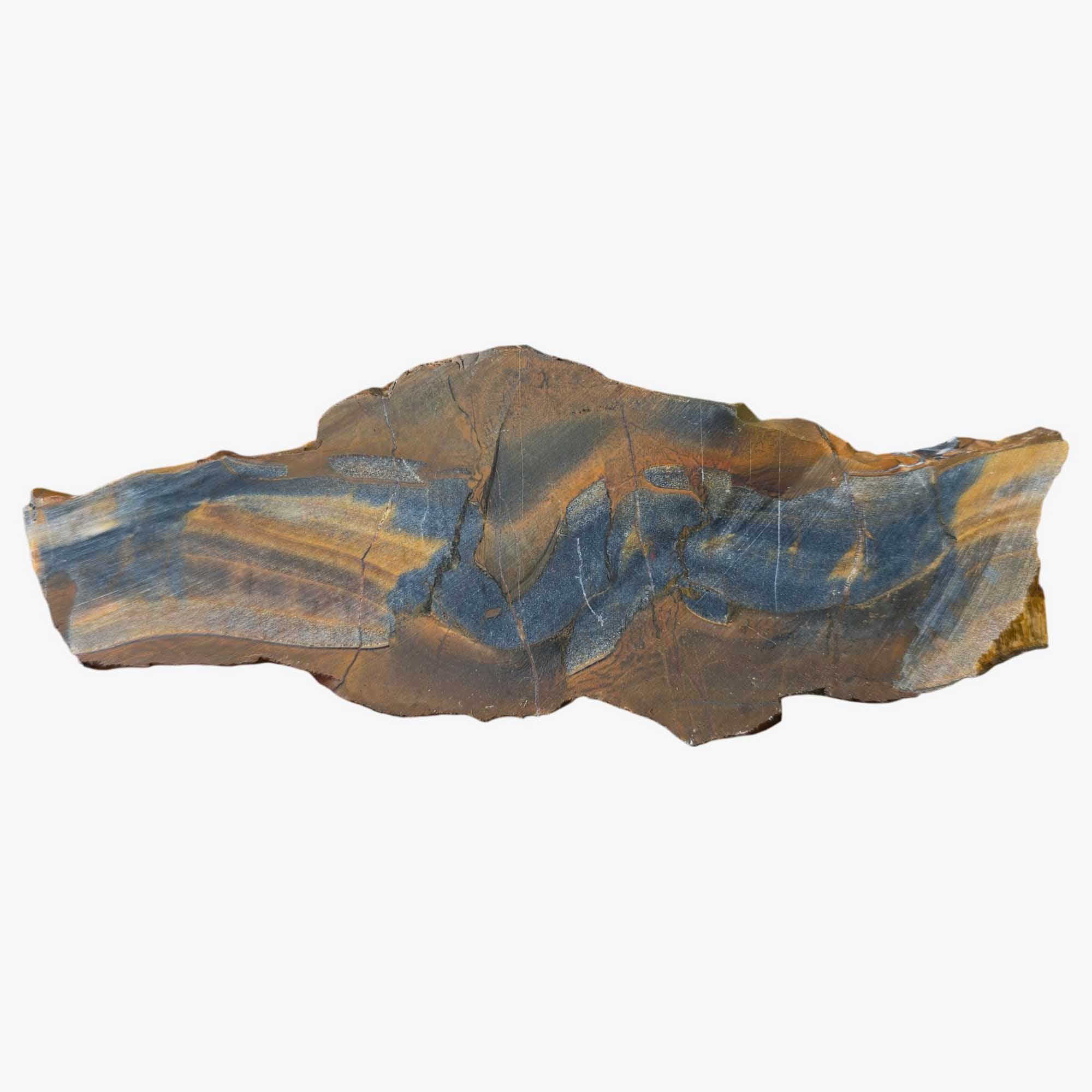 Hawkeye Tiger Eye Slab – Blue Golden Hematite Jasper – 164mm Flash