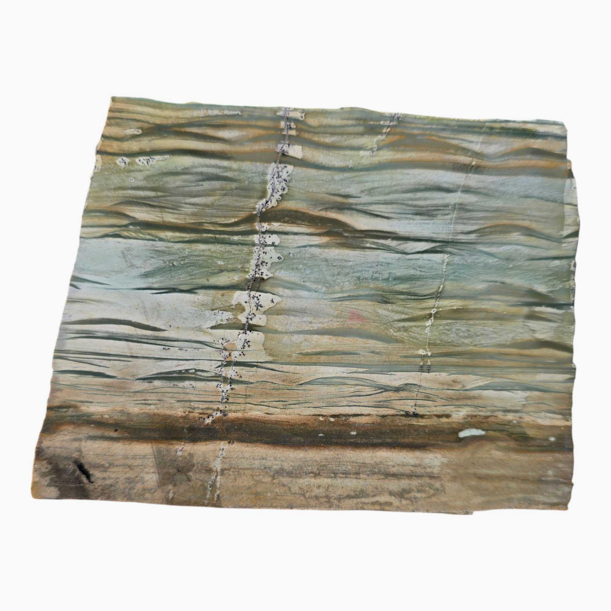 Gunnery Point Jasper – Rare Ocean Wave Pattern Lapidary Slab from Arizona