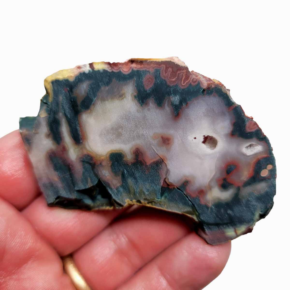 High Grade Idaho Sunset Jasper Slab!  Lapidary Stone Slab!