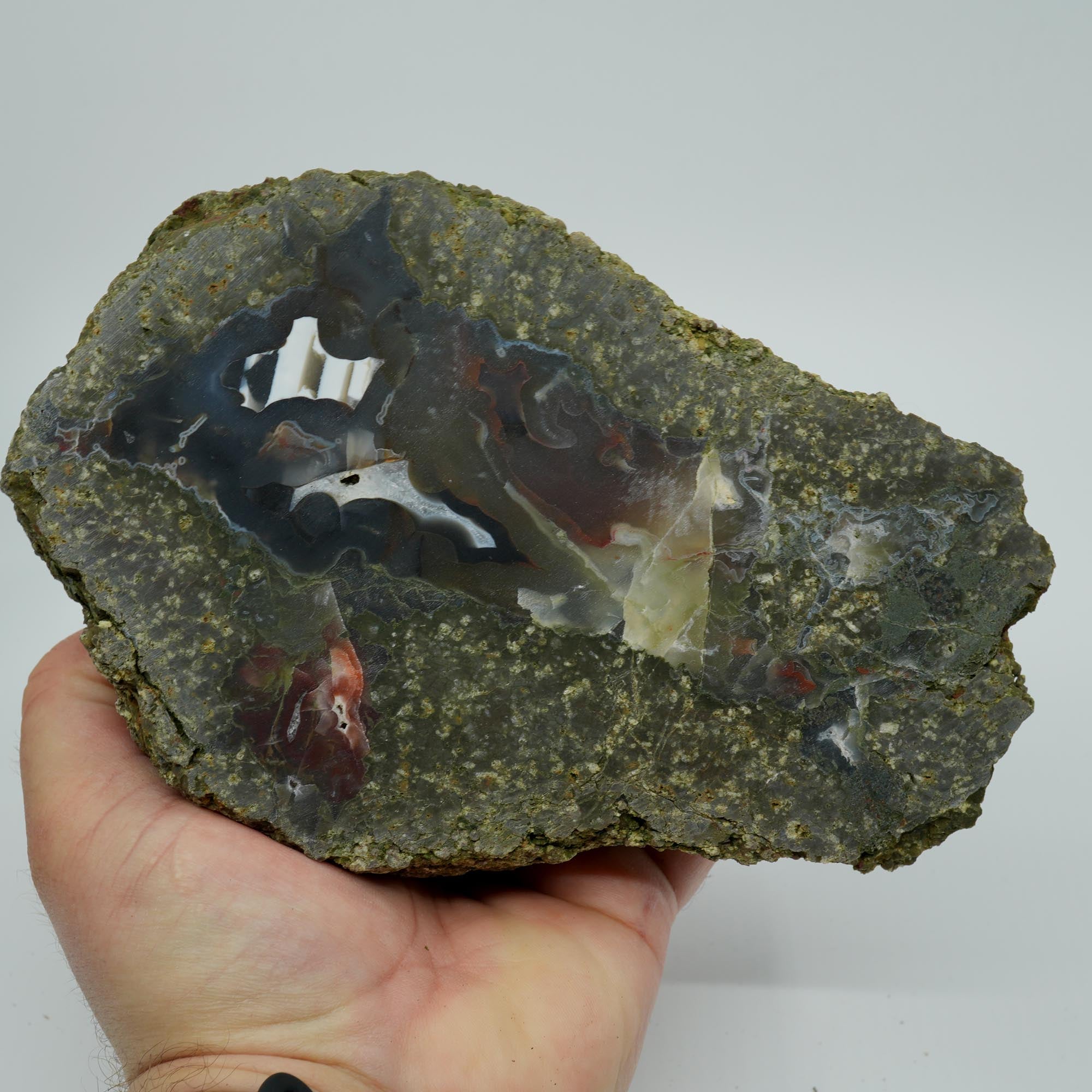 Desolation Canyon Thunderegg Cut and Proven - Red White Blue Fortification