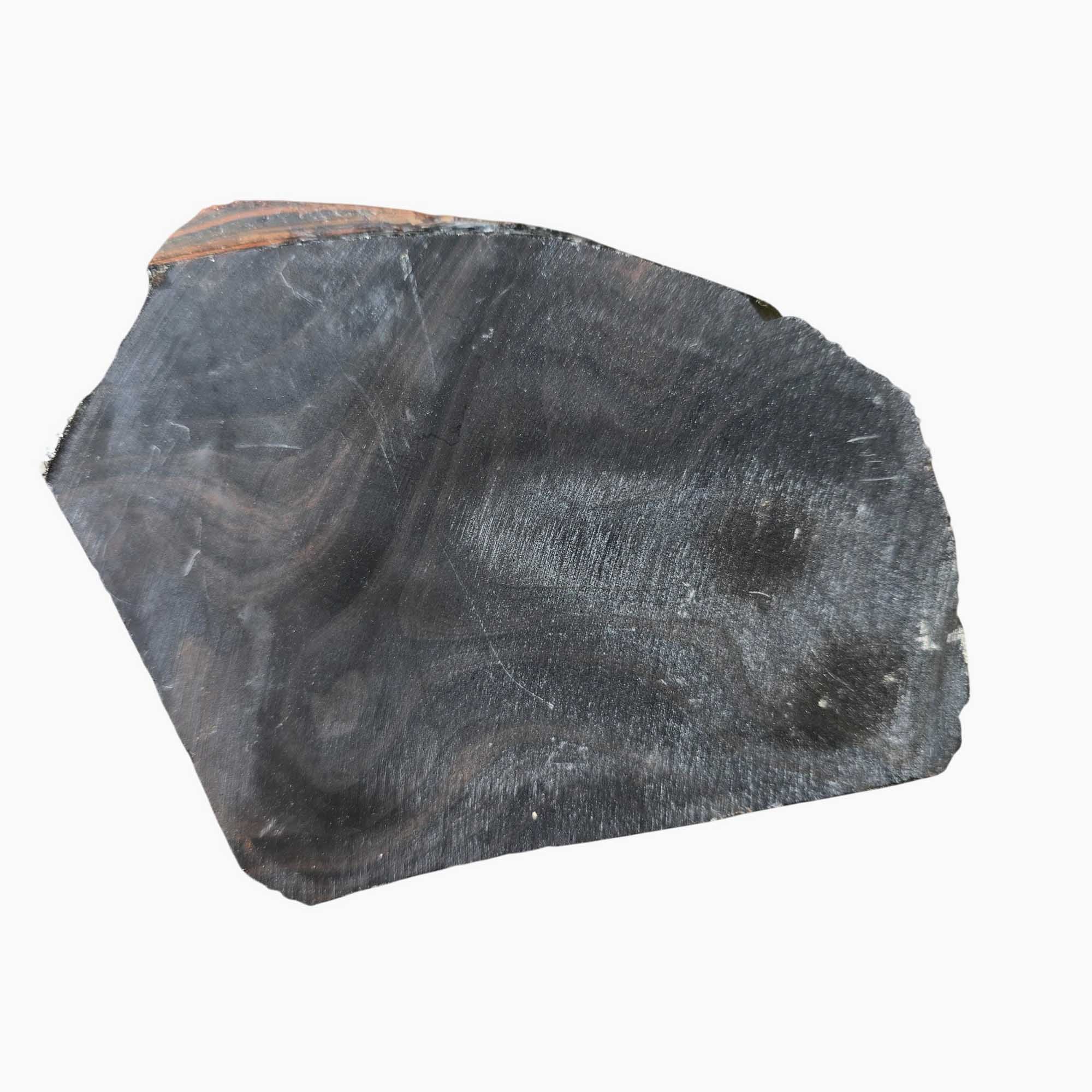 Tri-Flow Obsidian Slab – Midnight Lace Magnetite – Glass Butte Oregon