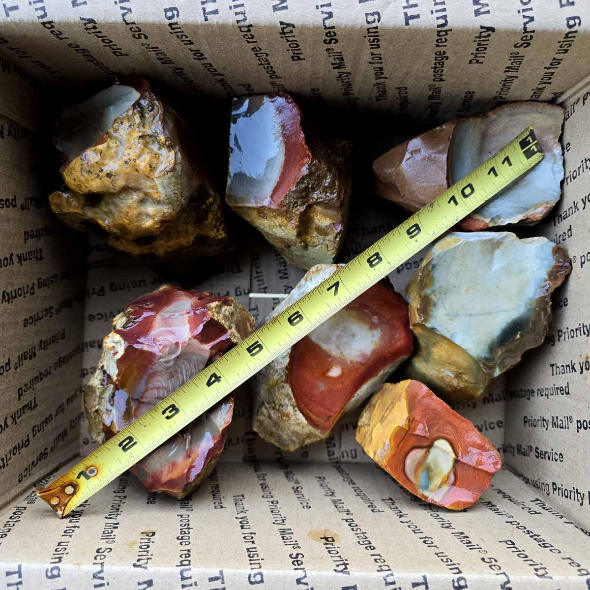 Polychrome Jasper Cutting Rough Flatrate!