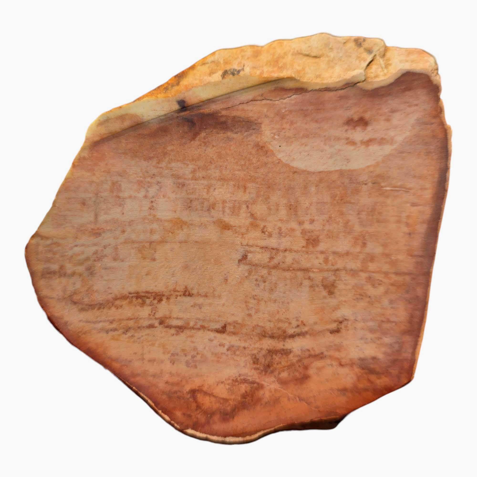 Glendora Jasper Slab – Creamy Red Patterned Lapidary Stone from California