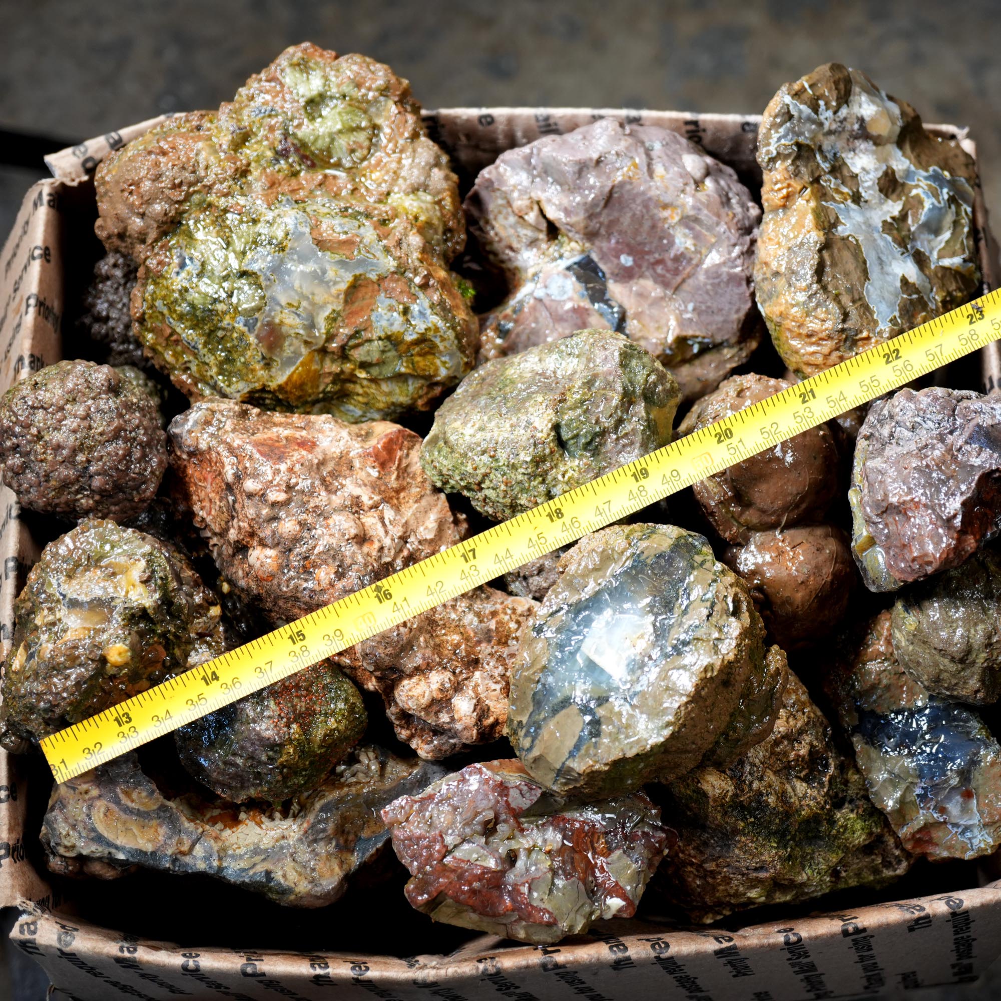 Old Stock Rare Mix Oregon Thunderegg Flatrate